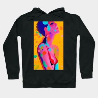 Funky Sexy Colorful Hippie Popculture Beautiful Popart Hoodie